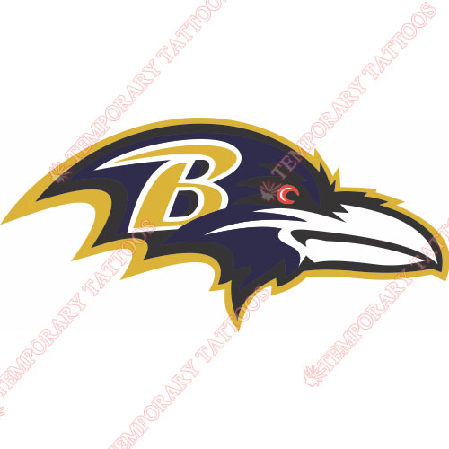 Baltimore Ravens Customize Temporary Tattoos Stickers NO.406